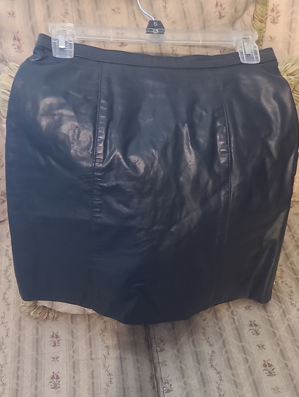 Black Leather Skirt